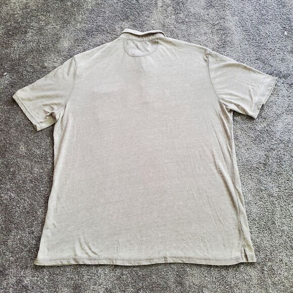 Johnnie O Shirt Mens Large Gray Polo Golf Lightweight Hangin Out - Picture 4 of 10